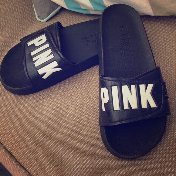 Shoes - Victoria secret PINK slip ons size 8-8.5